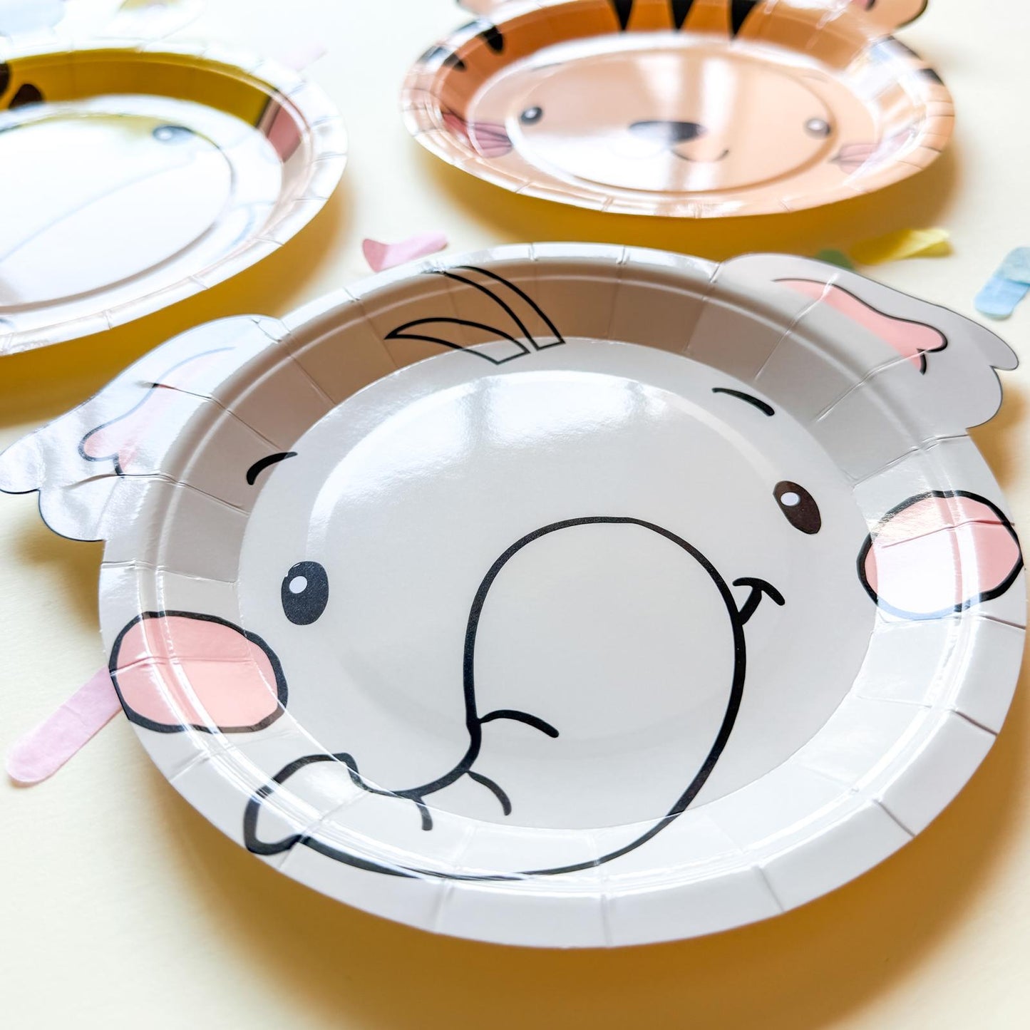 Baby Jungle Safari Paper Plates