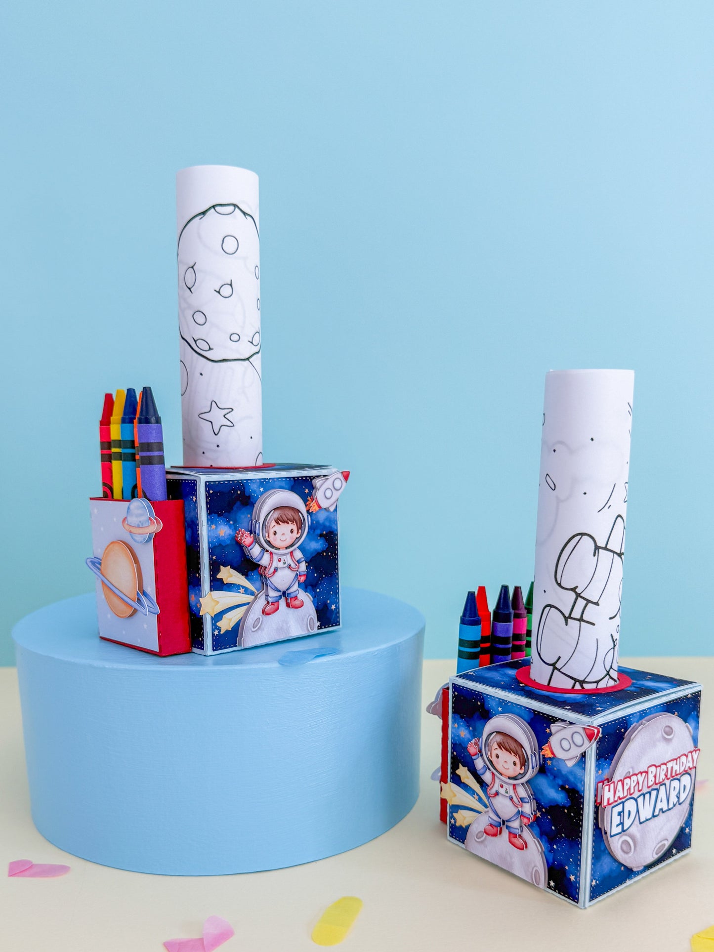 Outer Space Custom Coloring Box