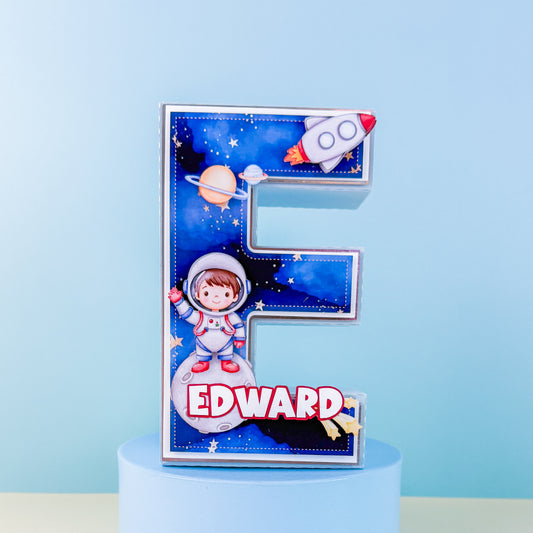 Outer Space Custom 3D Letter