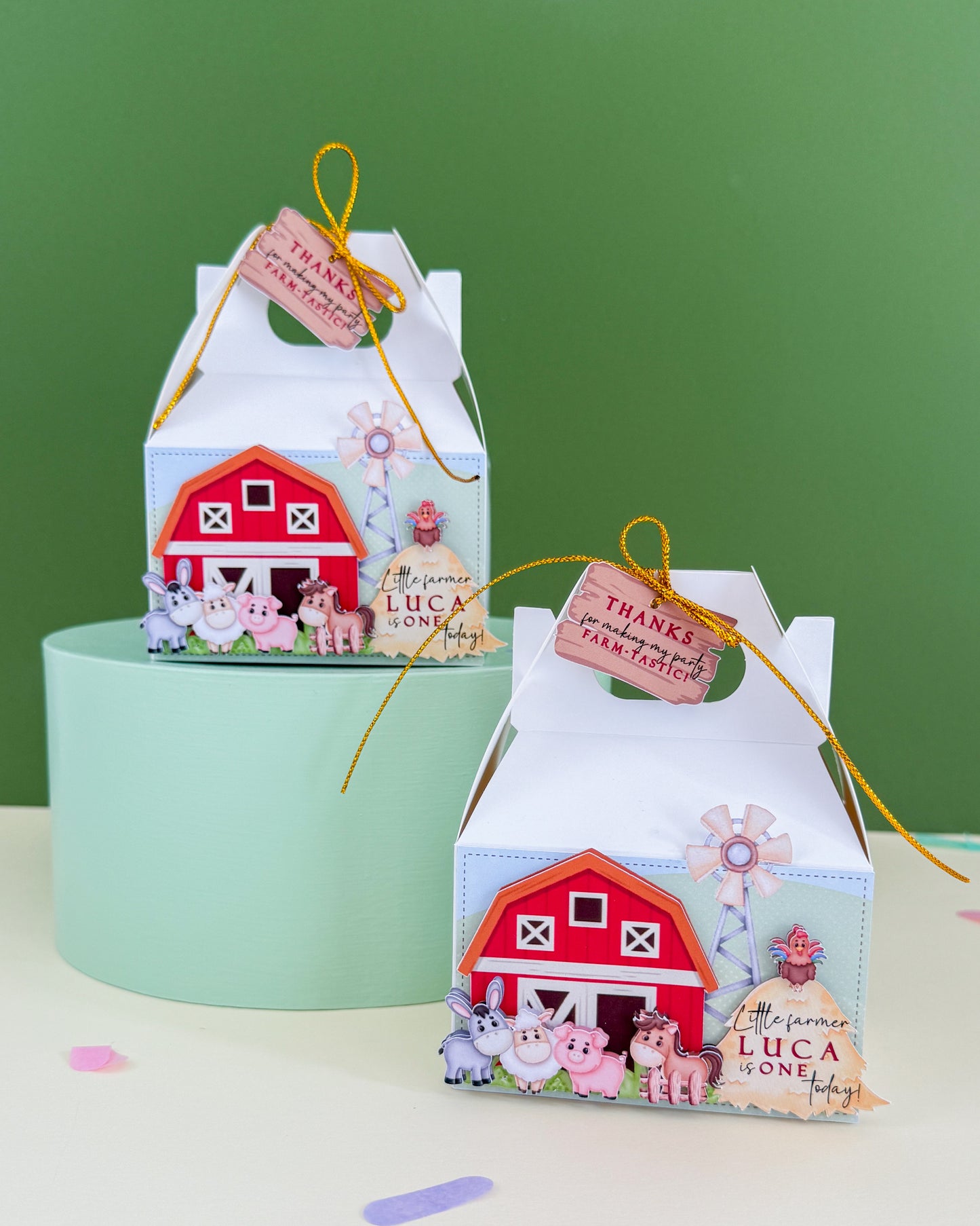 Farmyard Favor Boxes