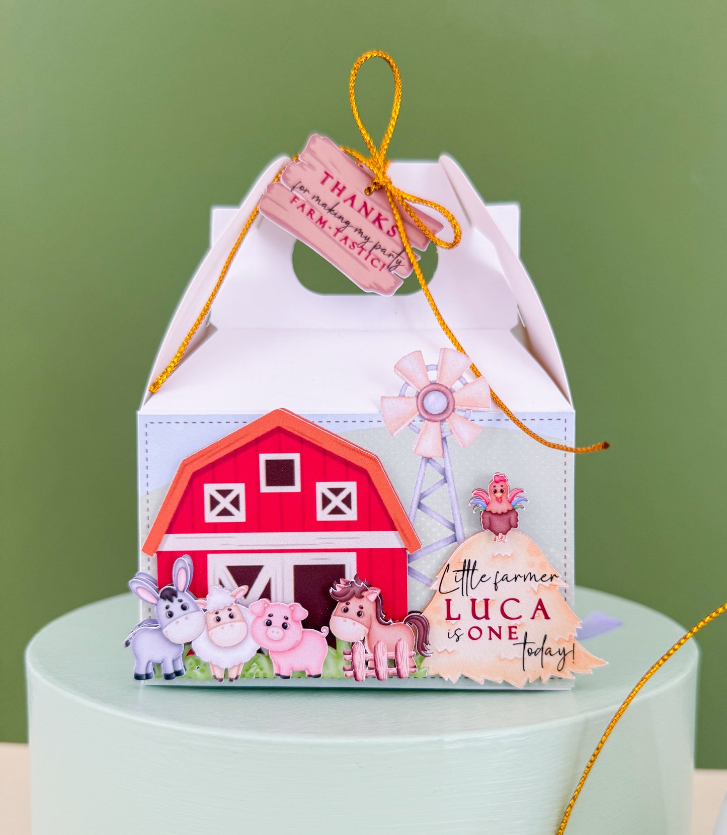 Farmyard Favor Boxes