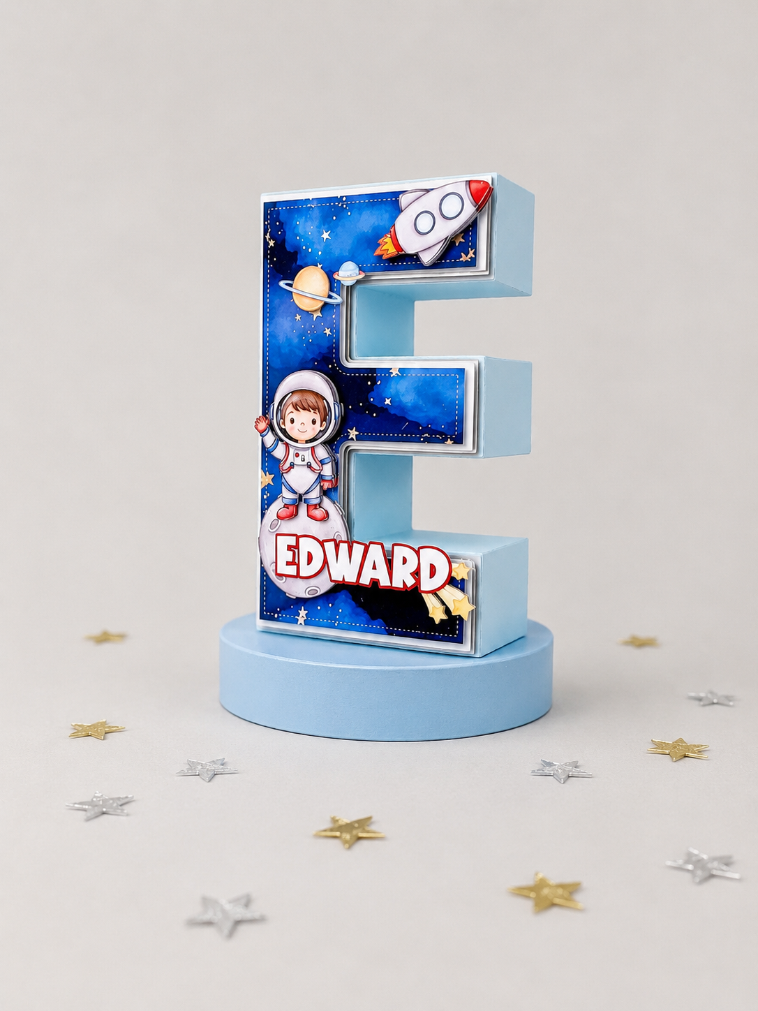 Outer Space Custom 3D Letter