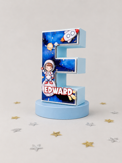 Outer Space Custom 3D Letter