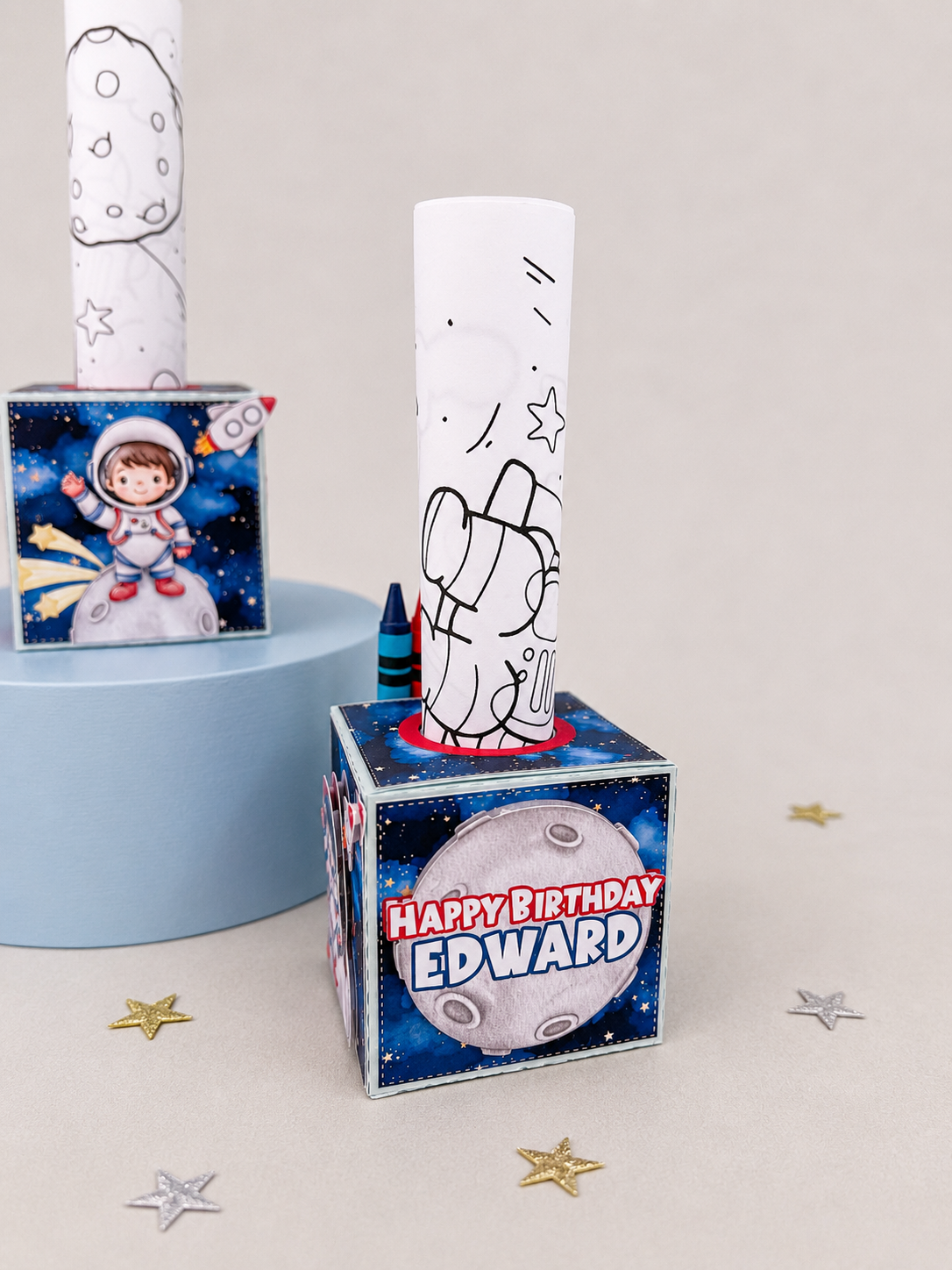 Outer Space Custom Coloring Box