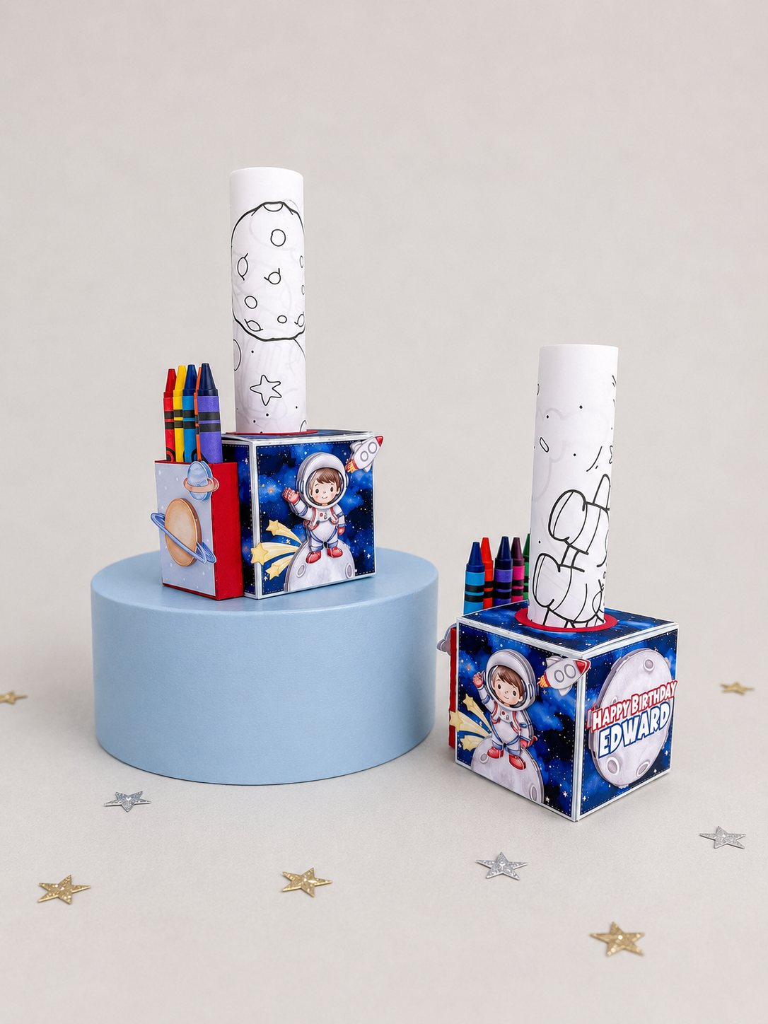 Outer Space Custom Coloring Box