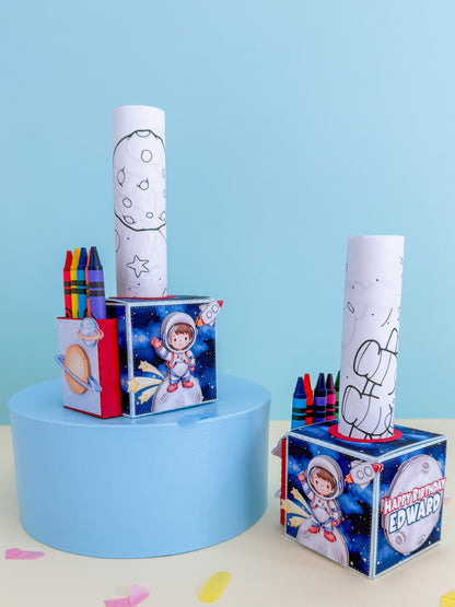 Outer Space Custom Coloring Box