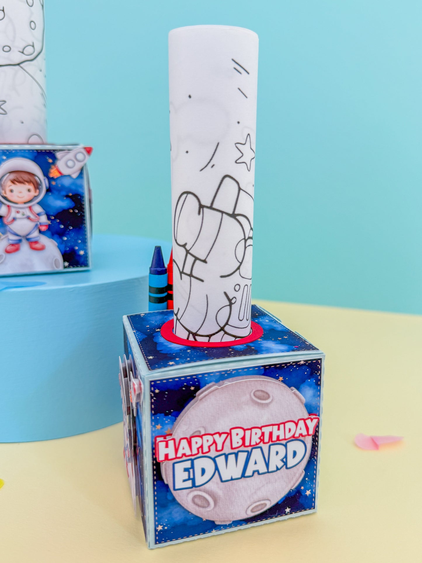 Outer Space Custom Coloring Box