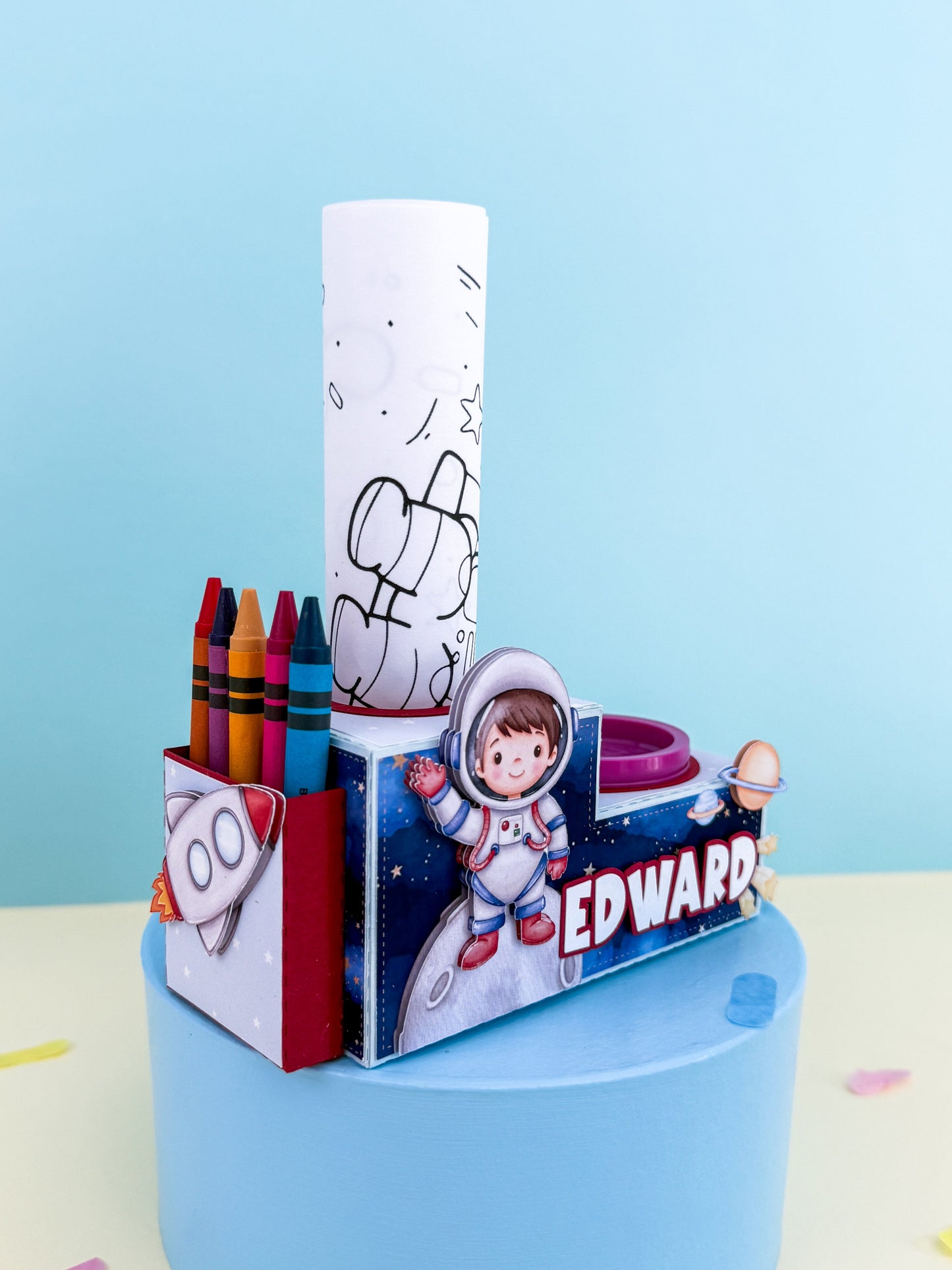 Outer Space Custom Activity Box