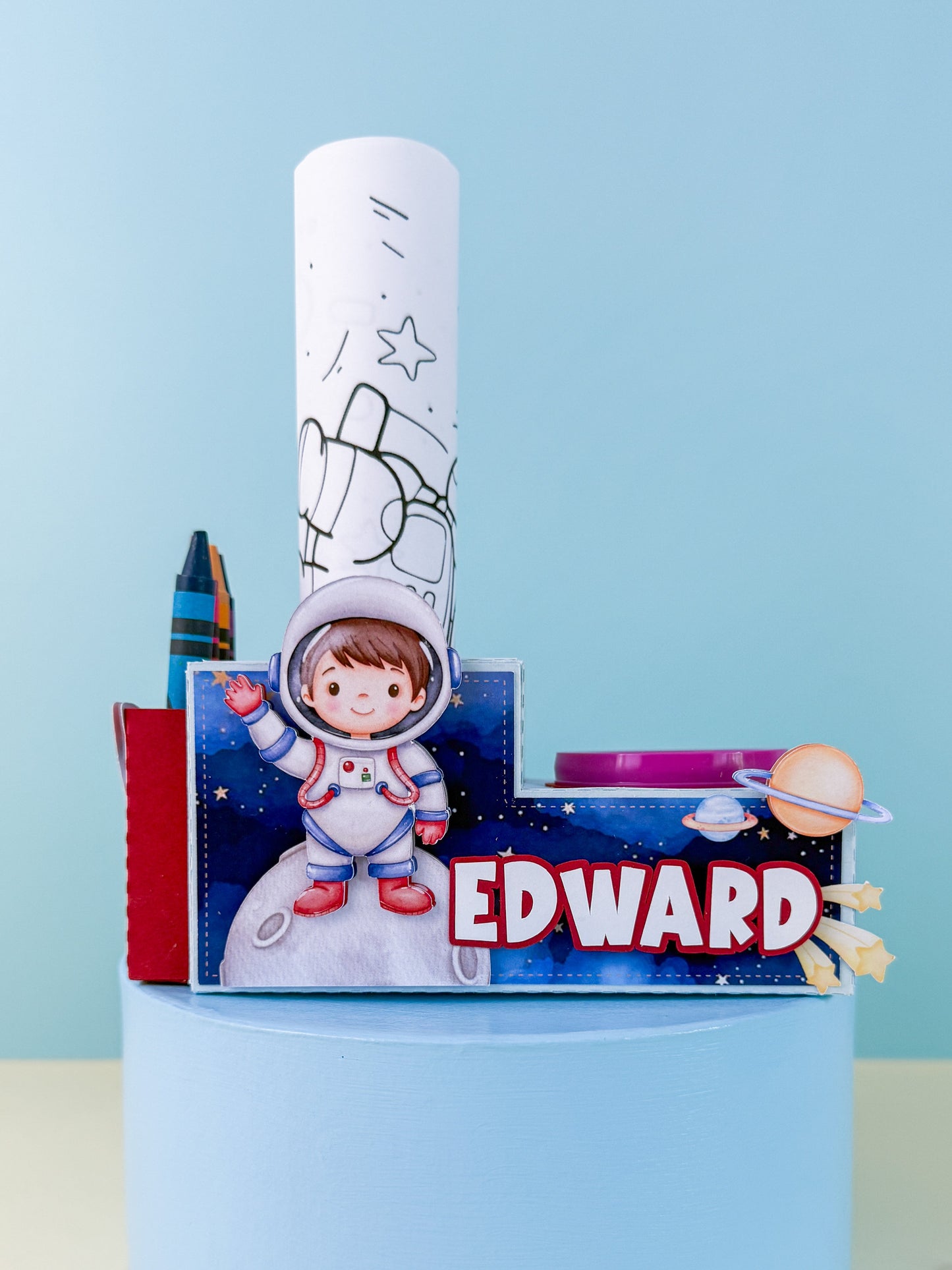 Outer Space Custom Activity Box