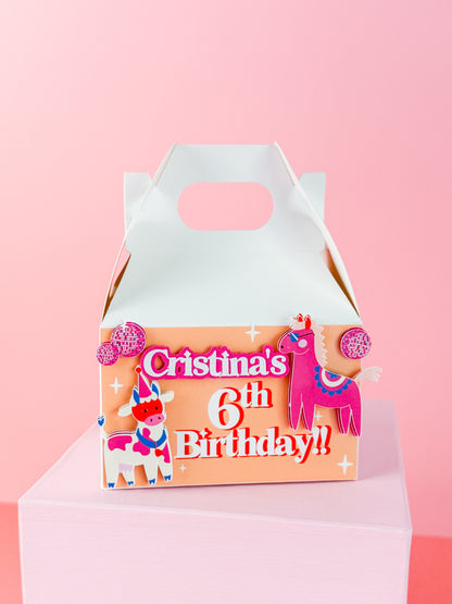 Disco Animals Custom Favor Boxes