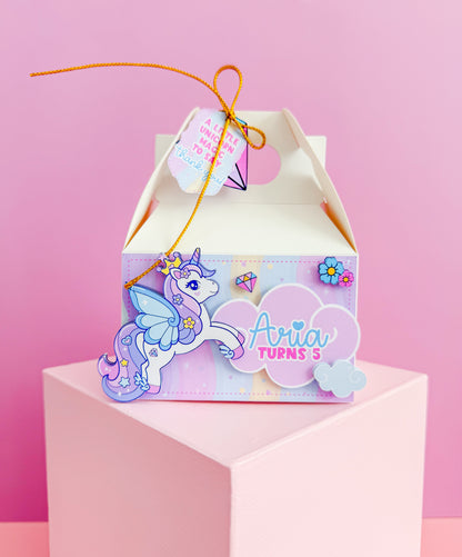 Unicorn Favor Boxes