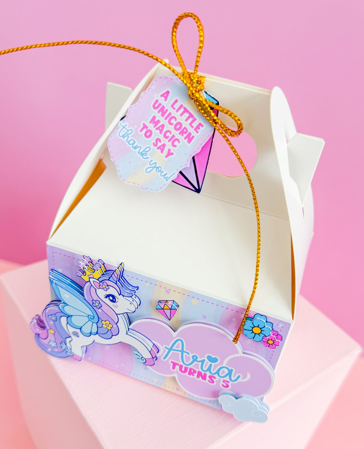 Unicorn Favor Boxes