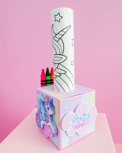 Unicorn Custom Coloring Box