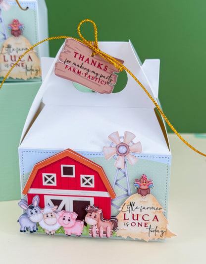 Farmyard Favor Boxes