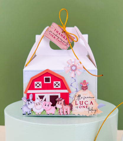 Farmyard Favor Boxes