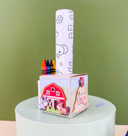 Farmyard Coloring Box