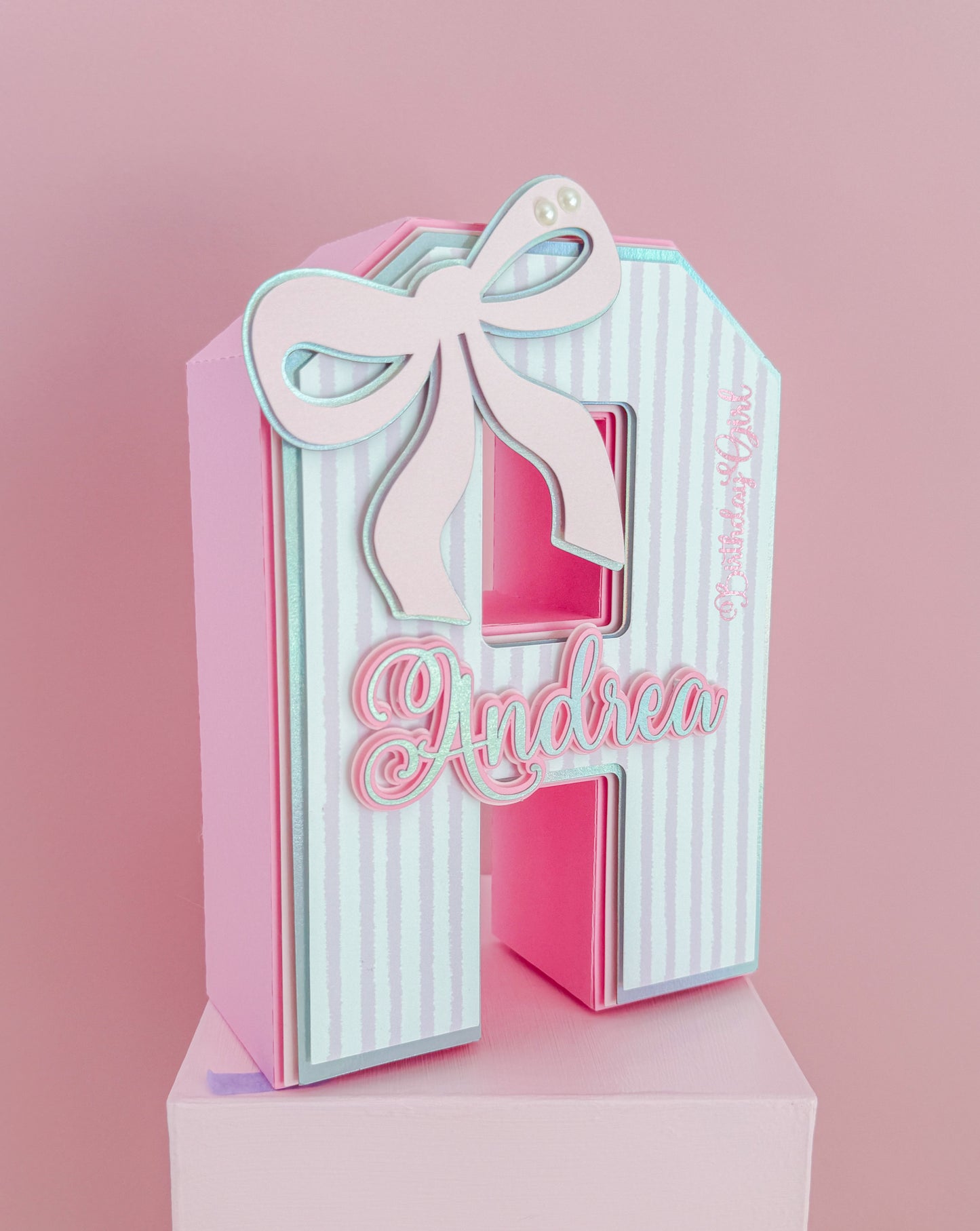 Bow Custom 3D Letter