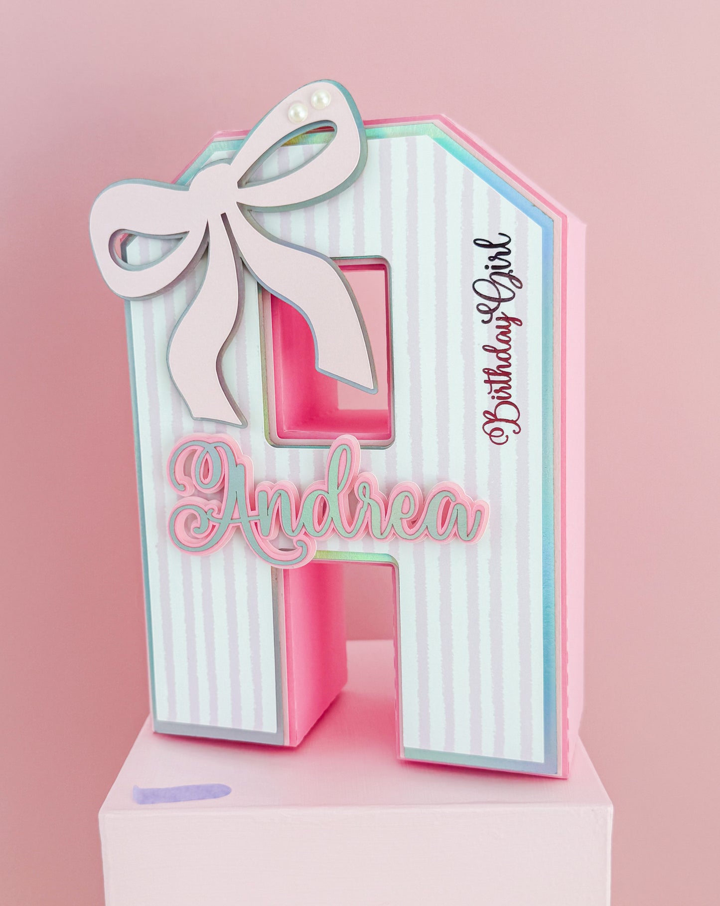 Bow Custom 3D Letter