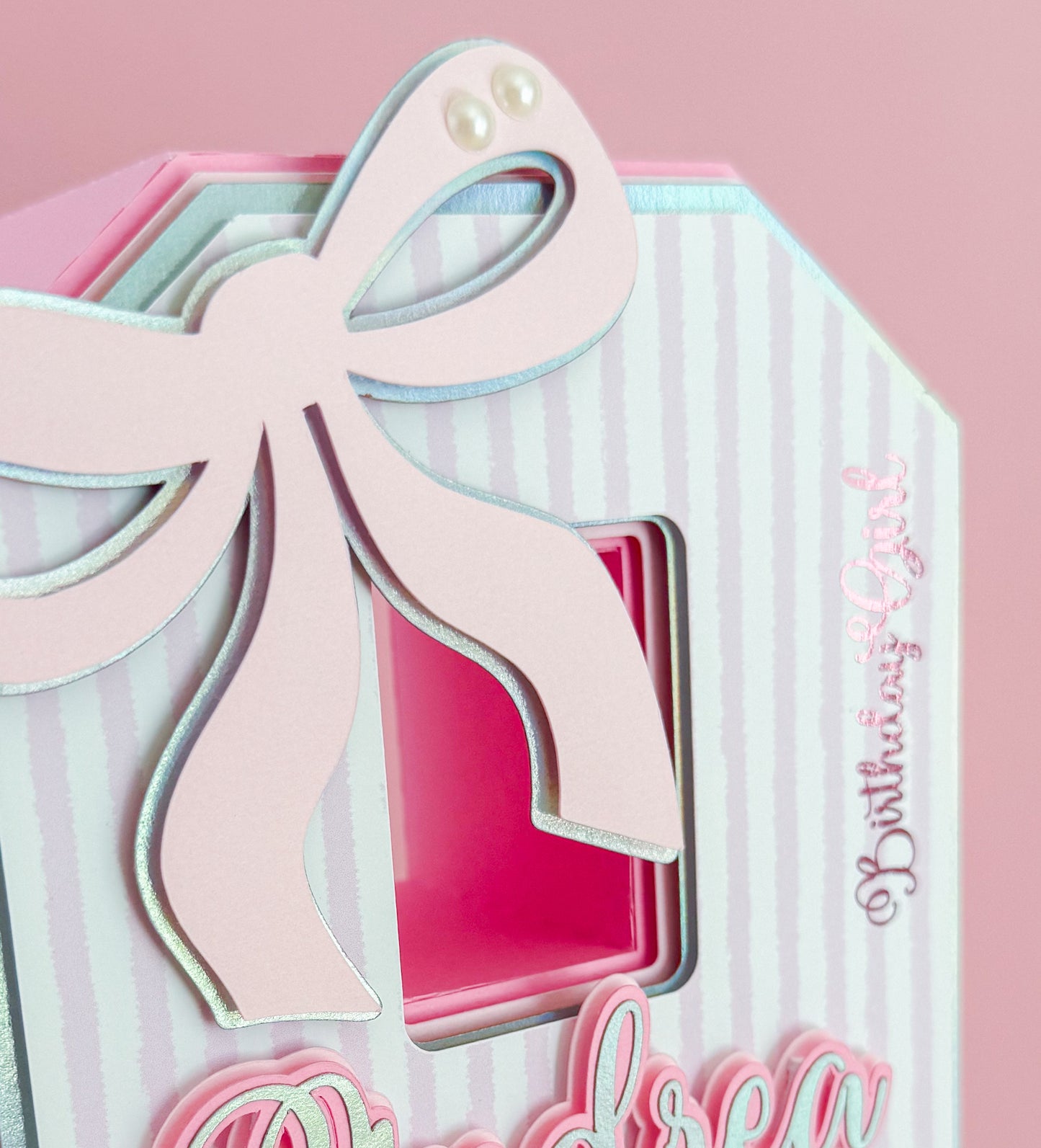 Bow Custom 3D Letter