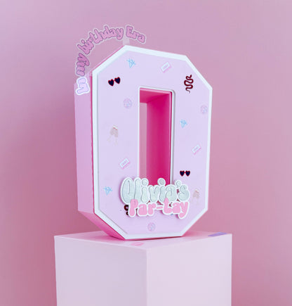 In my Birthday Era Custom 3D Letter