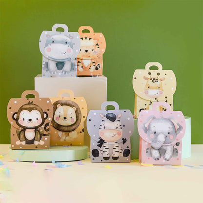 Baby Jungle Safari Favor Boxes