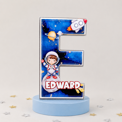 Outer Space Custom 3D Letter